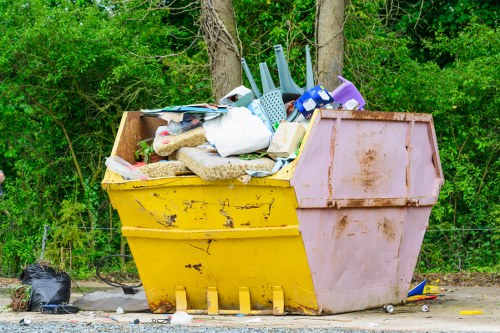 South West London neighborhood with clean streets and waste bins