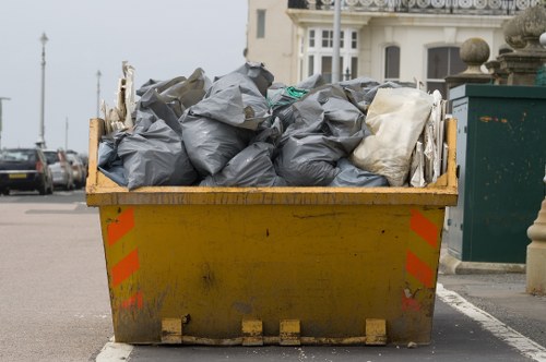 Variety of rubbish types handled by removal services